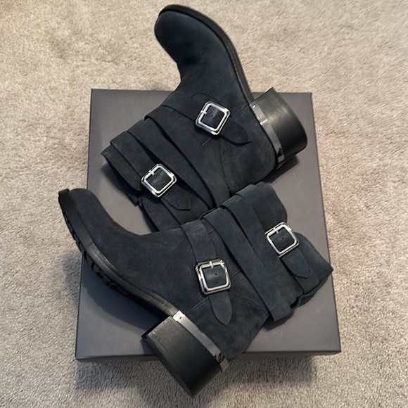 Vince Camuto booties / color/material Granite Peak Verona. Dark bluish grey. - Picture 3 of 8